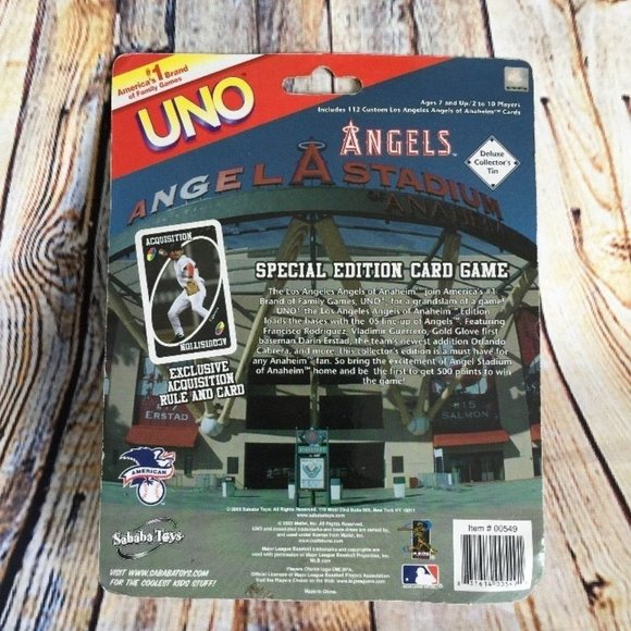 Uno Special Edition Card Game LA Angels - Picture 6 of 6